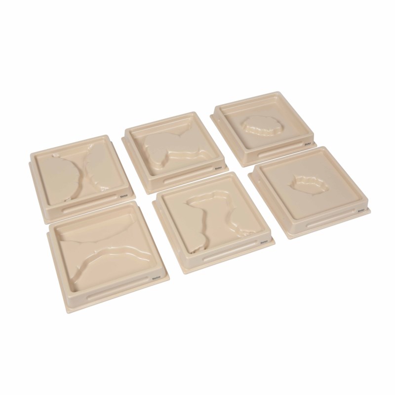 Land And Water Form Trays: Set 1