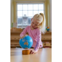 Globe Of Land And Water: Sandpaper