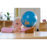 Globe Of Land And Water: Sandpaper