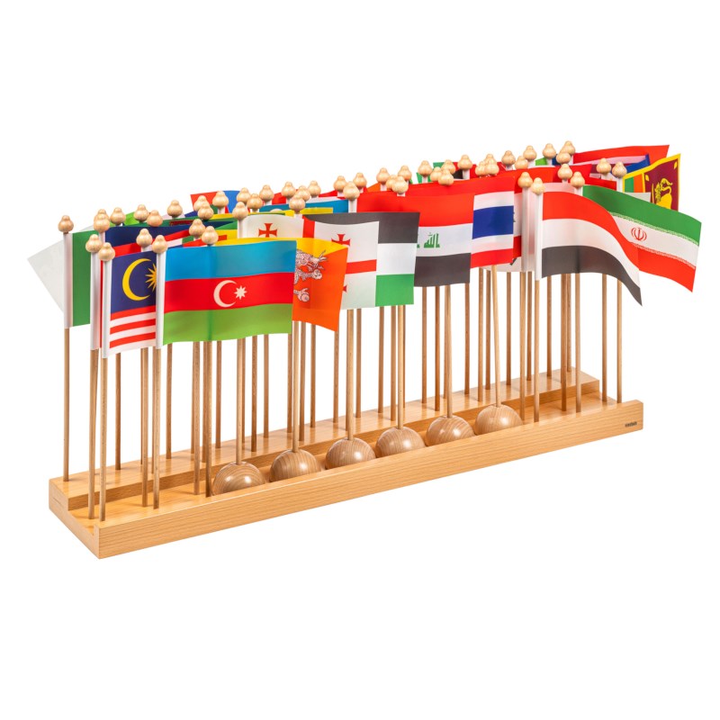 Flag Stand Of Asia