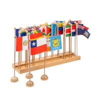 Flag Stand Of North & South America - Without Caribbean