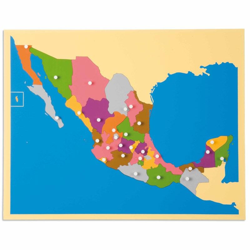 Puzzle Map: Mexico