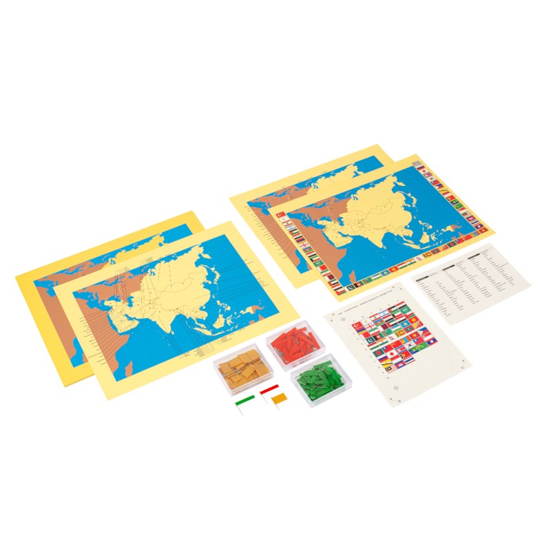 Four Maps Of Asia