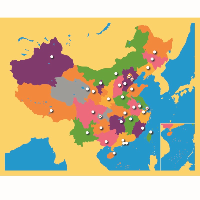 Puzzle Map: China