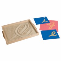 Sandpaper Letter Tracing Tray