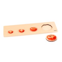 Toddler Puzzle: 4 Tomatoes