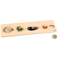 Toddler Puzzle: 5 Vegetables