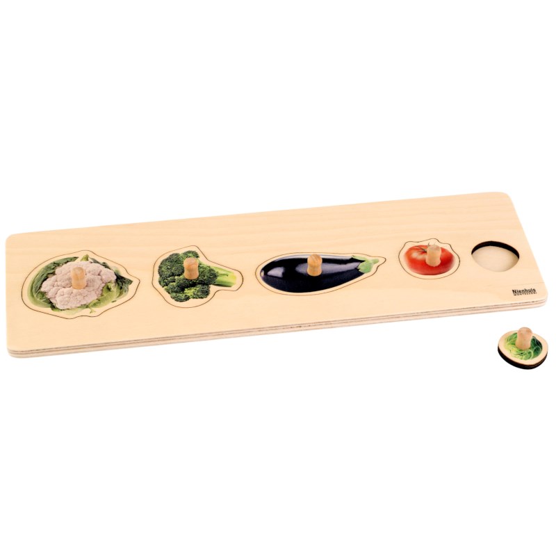 Toddler Puzzle: 5 Vegetables