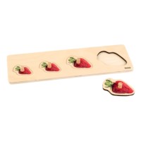 Toddler Puzzle: 4 Strawberries