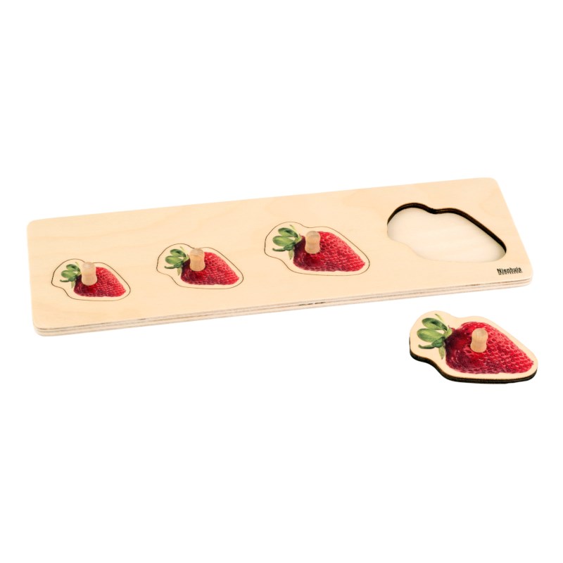Toddler Puzzle: 4 Strawberries