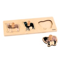 Toddler Puzzle: 3 Sheep
