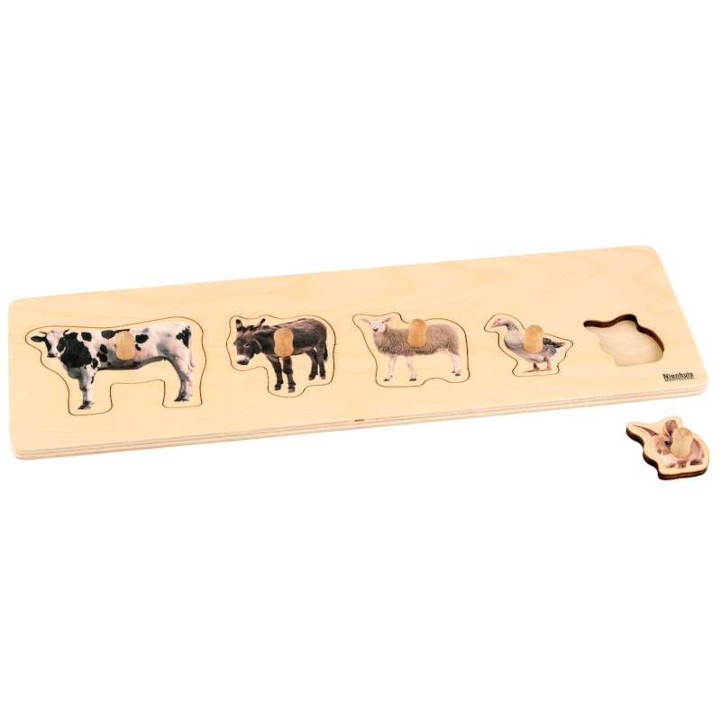 Toddler Puzzle: 5 Farm Animals