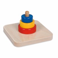 Three Discs On A Vertical Dowel