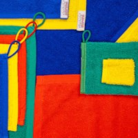 Hand Towels: Large - Red (4)