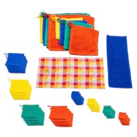 Hand Towels: Large - Red (4)