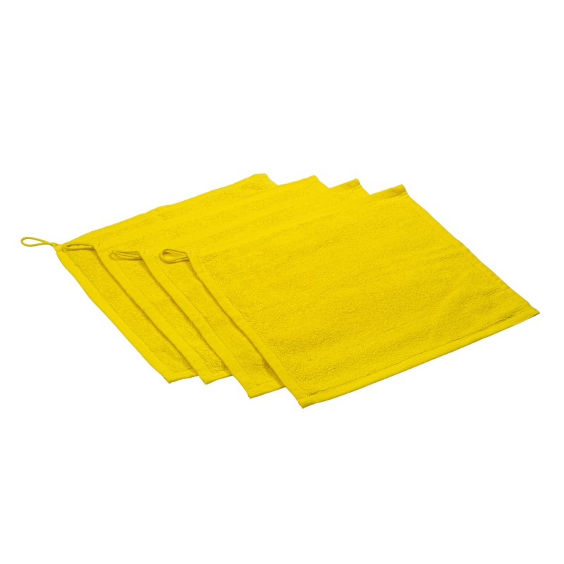Hand Towels: Large - Yellow (4)