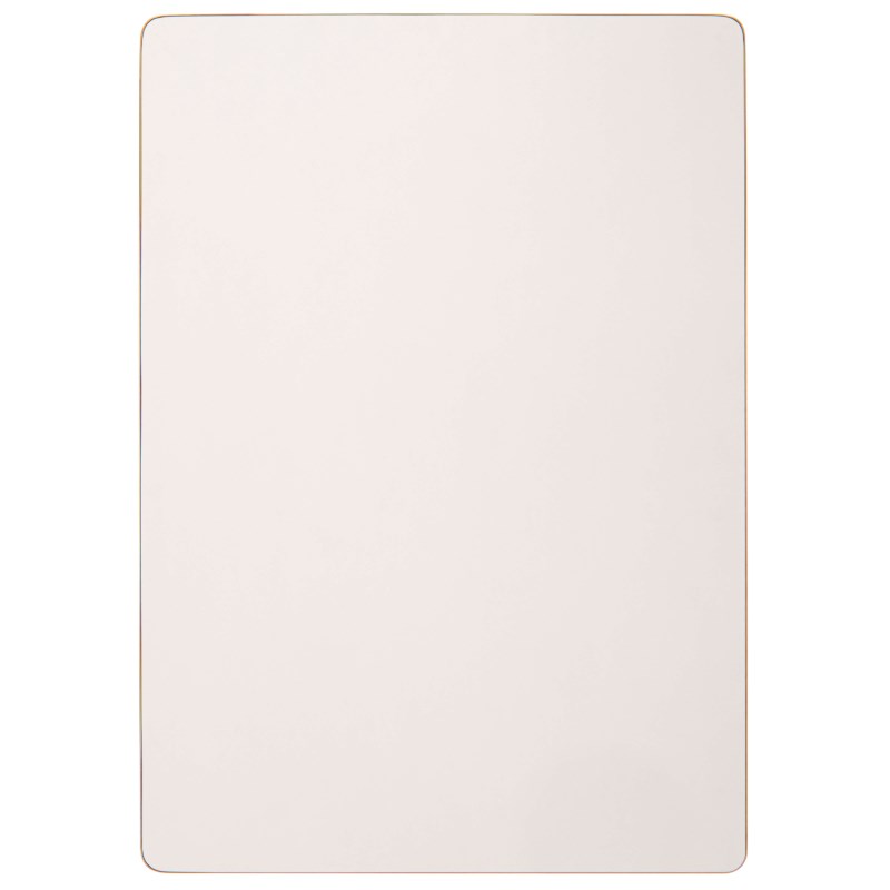 Rectangular Table Top: Milk White - 70 x 50 x 2 cm.