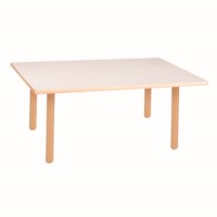 Rectangular Table Top: Milk White - 70 x 50 x 2 cm.