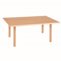 Rectangular Table Top: Beech - 70 x 50 x 2 cm.