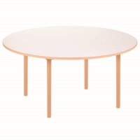 Round Table Top: Milk White - Ø 115 x 2 cm.