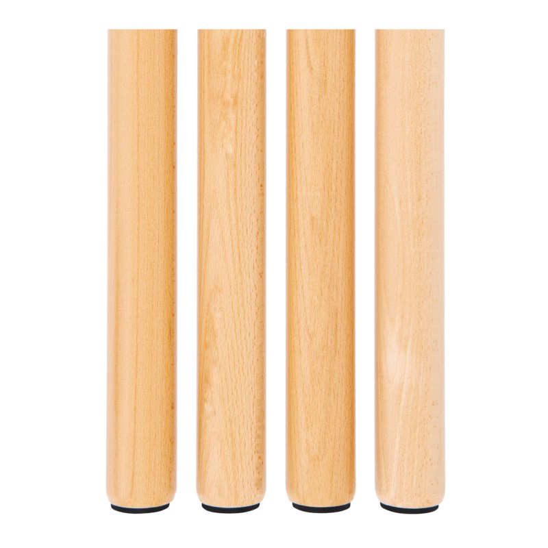 Set Of 4 Table Legs: Height 35 cm.