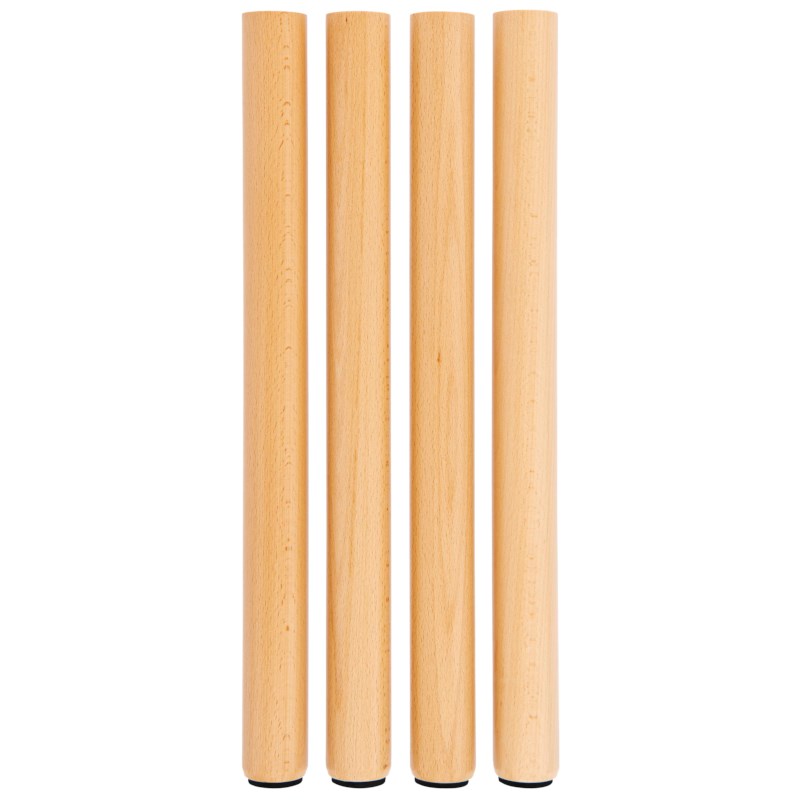 Set Of 4 Table Legs: Height 59 cm.