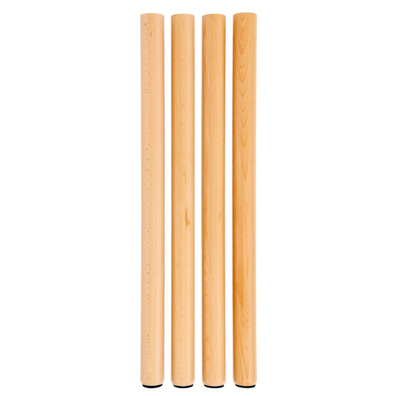 Set Of 4 Table Legs: Height 76 cm.