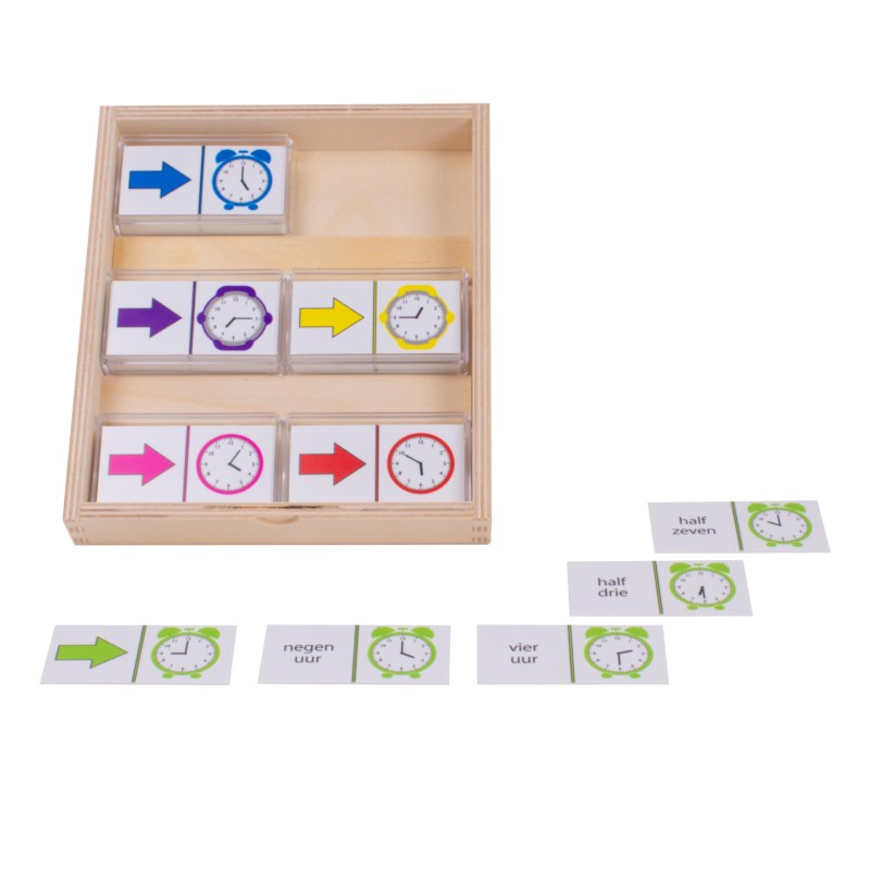 Klokdomino analoog