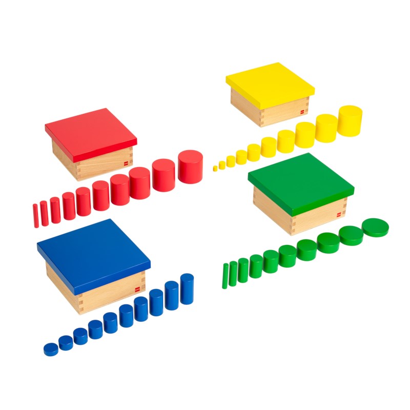 Set Of Knobless Cylinders