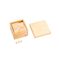 Box With Cubes For Pink Tower