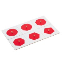 Geometric Insets: Red & White