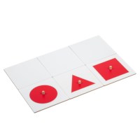 Geometric Insets: Red & White