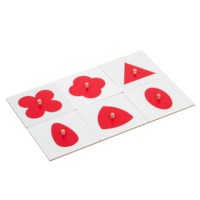 Geometric Insets: Red & White