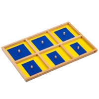 Geometric Insets: Blue & Yellow
