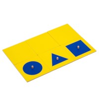 Geometric Insets: Blue & Yellow