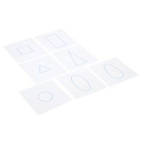 Geometric Cards: Thin Lines