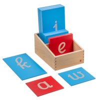 Sandpaper Letters: Cursive, Lower Case (European Version)