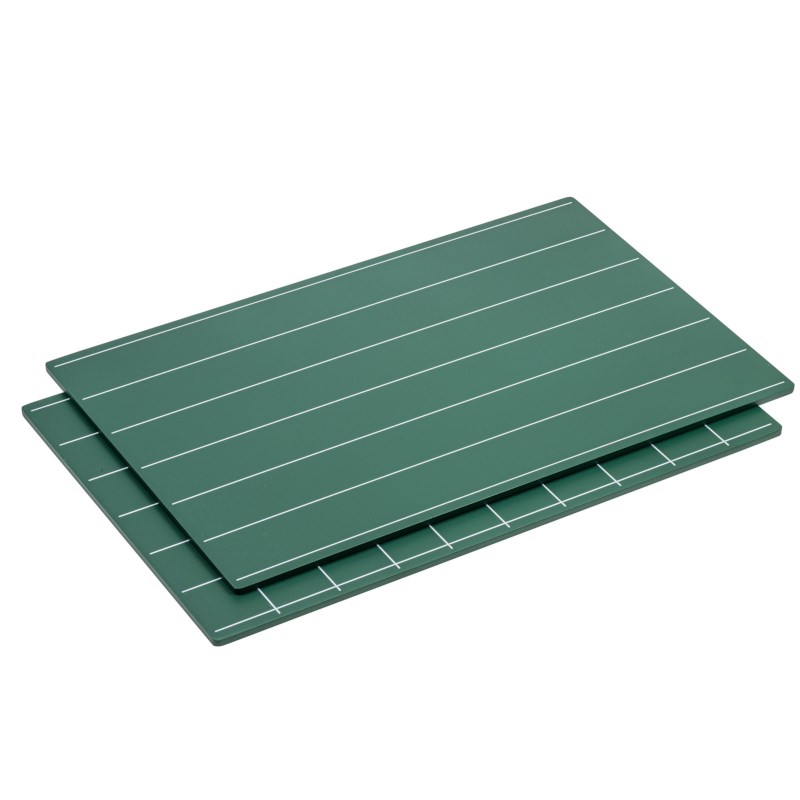Greenboards With Lines And Squares: Set Of 2