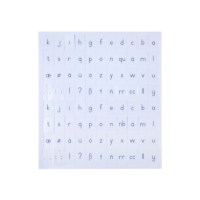 Printed Alphabet: Blue (European Version)