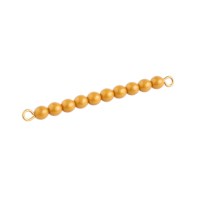 One Golden Bead Bar Of 10: Individual Beads - Nylon