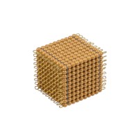 One Golden Bead Cube Of 1000: Individual Beads - Nylon