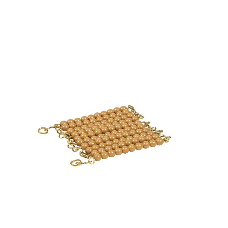Golden Bead Chain Of 100: Individual Beads - Nylon