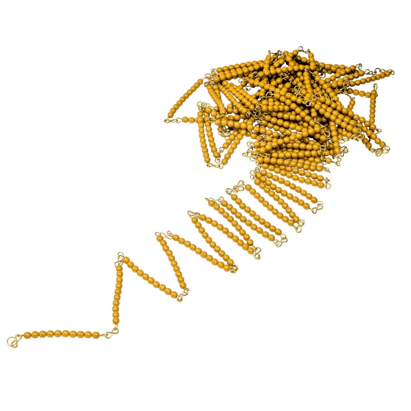 Golden Bead Chain Of 1 000: Individual Beads - Nylon