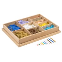 Multiplication Bead Bar Layout Box: Individual Beads - Nylon