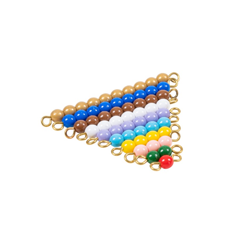 Colored Bead Stair 1-10: Individual Beads - Nylon (1 Set)
