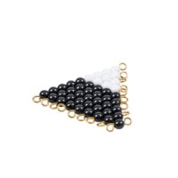 Black And White Bead Stair: Individual Beads - Nylon (1 Set)