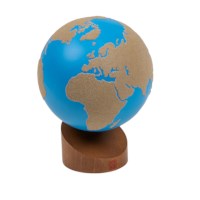 Globe Of Land & Water: Sandpaper