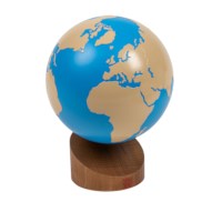 Globe Of Land & Water: Painted