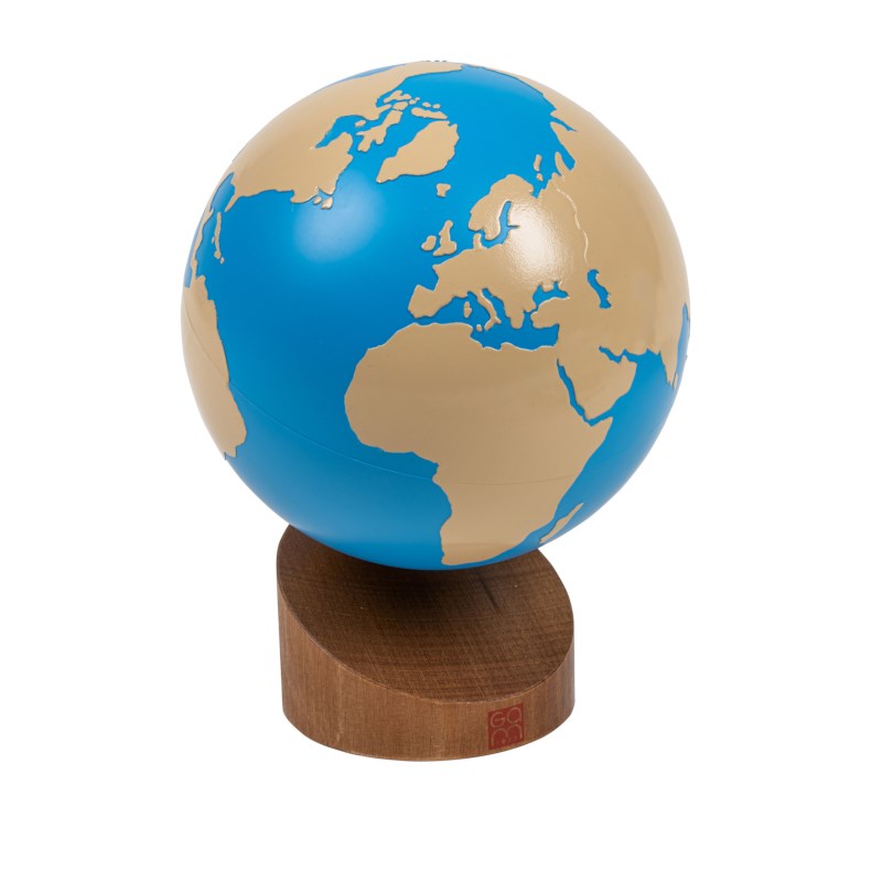 Globe Of Land & Water: Painted