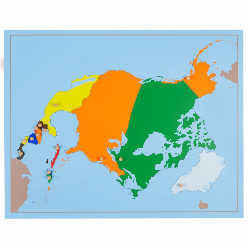 Puzzle Map: North America